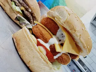 Double Chicken Burger