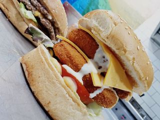 Double Chicken Burger