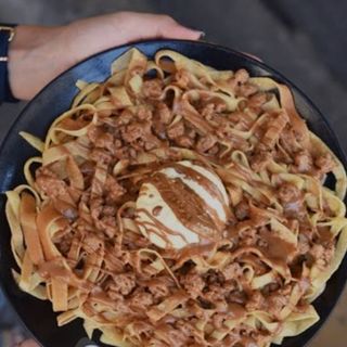 crêpes Fettuccine Nutella 