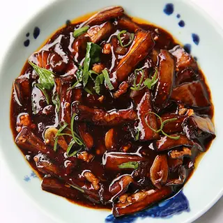 Berenjenas salteadas en salsa Yu-xiang