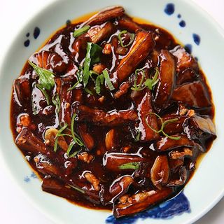 Berenjenas salteadas en salsa Yu-xiang