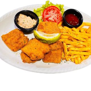 Crumbed Fish Biscuits