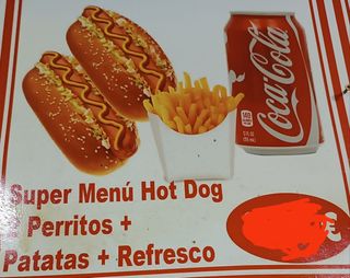 Menú 13 ( Hot dog )