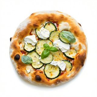 Zucchine e stracciatella
