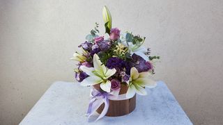 Box šareni manji - orijental, ruže, orhideje