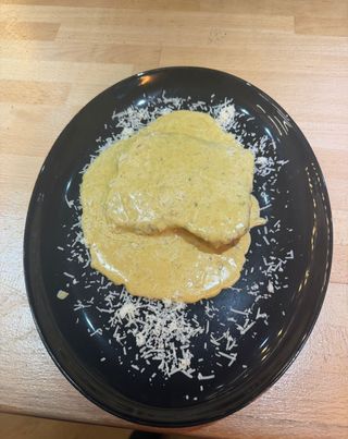 Muschi de vita cu sos blue cheese