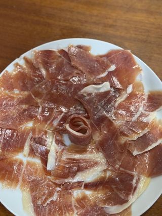 Plato de jamón serrano de bodega (media ración)