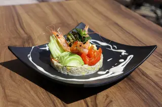 quinoa au gambas