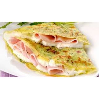 Crep de jamón y queso