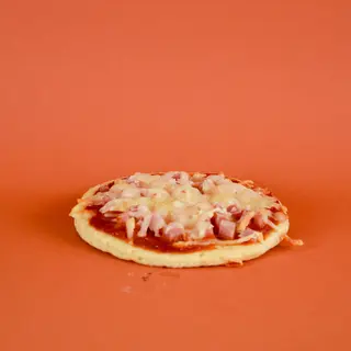 Pizza jamón y queso