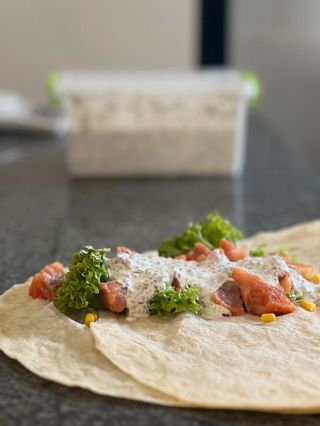 Шаурма з лососем