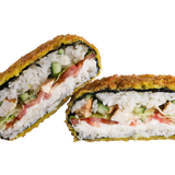 Суши-бургер с курицей 