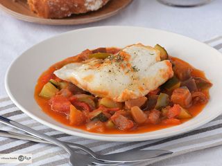 Bacalao con sanfaina