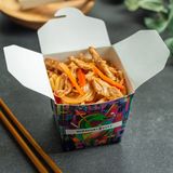 Ձվի լափշա խոզի մսով և բանջարեղենով