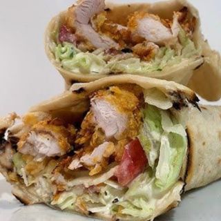 Wrap de pollo crujiente
