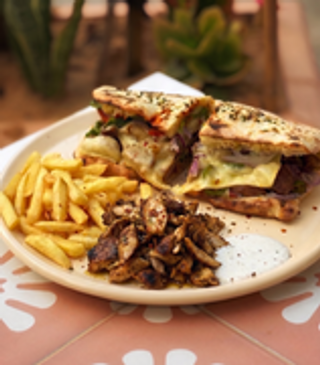 Pain italien Shawarma