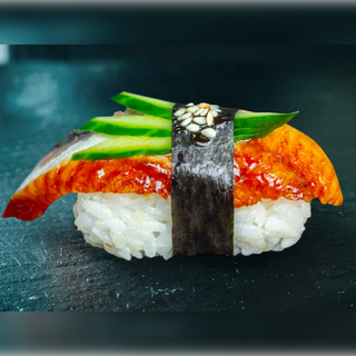 Суші з вугрем та огірком (1шт/38г)