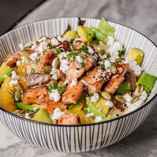 Salade Saumon Chèvre