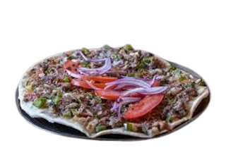 Pizza turca sólo carne