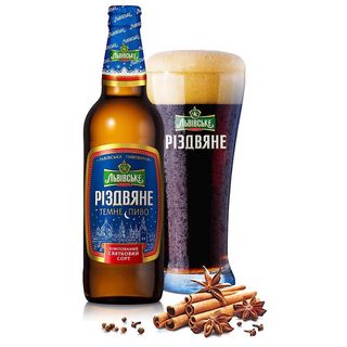 Пиво Львівське Різдвяне Темне 1л