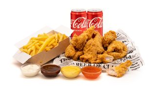 Menú 10 Tiras De Pollo  + 2 Salsas 