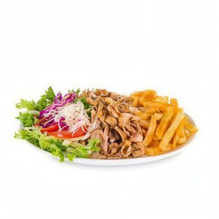 Súper Doner Con Ensalada Y Arroz