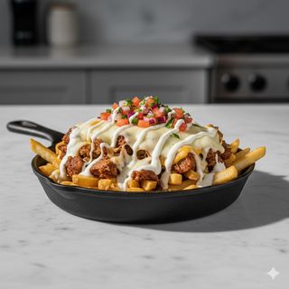 Patatas chingonas cochinita