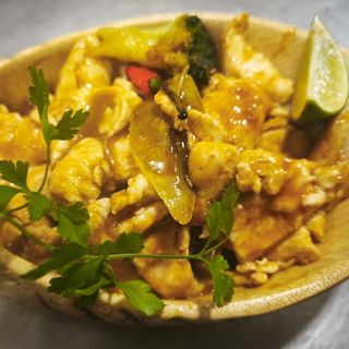 Pollo Curry Picante Tailandia