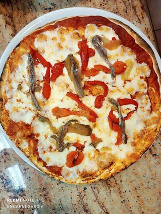 Pizze groumet la traviata (33 cm.)