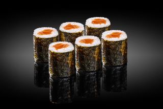 Міні рол з лососем