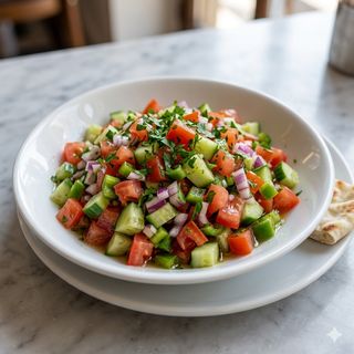 Ración De Ensalada Turca