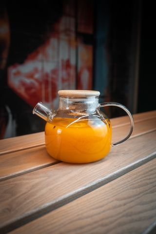 Обліпиховий чай з собою