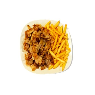 Ración de Patatas Fritas con Carne