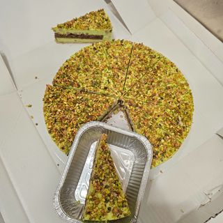TORTA al pistacchio e coccolato 