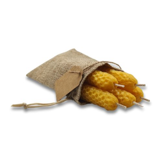 Saquito de Velas de Cera de Abeja (5 ud.)