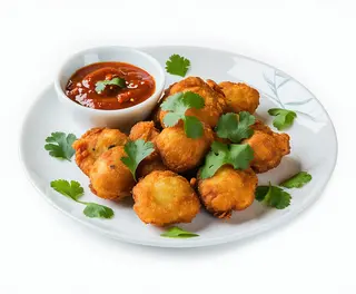 10. Champiñones Pakora