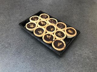 Mini tarte ciocolata