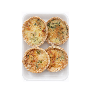 Quiches légumes mini x4