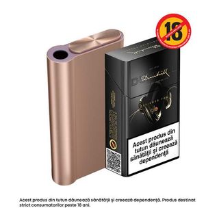 Starter Kit HYPER X2 AIR GOLD + glo by Dunhill Obsidian Tobacco