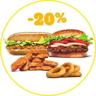 Воппер & Лонг Чикен Дил & Закуски