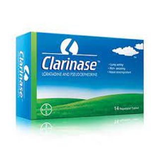 Clarinase Loratadine-Pseudoephedrine Tablets, 7 Count