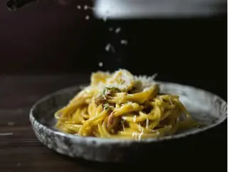 Pasta Con Salsa De Espinacas