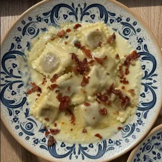 Ravioli affumicati