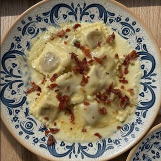 Ravioli affumicati