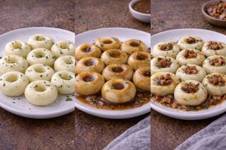 Kluski śląskie z sosem myśliwskim