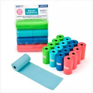 Bolsas Higienicas 16Rollos X 20 Bolsas Aroma Talco