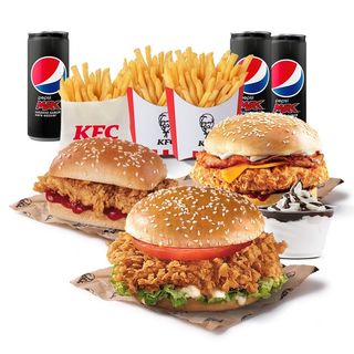 Menú Original Burger + Menú BBC Burger + Menú Infantil 