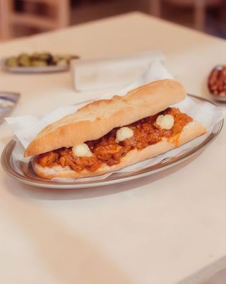 Bocadillo de magra con tomate (30 Cm.)