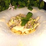 Tagliatelle con pollo