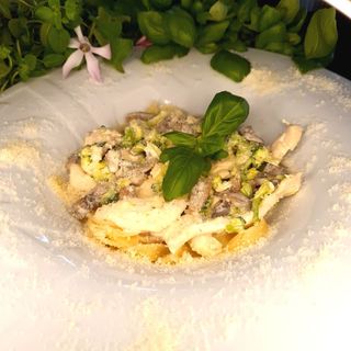 Tagliatelle con pollo